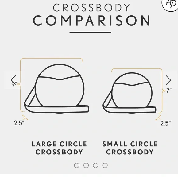 Like New 🍃 Portland Leather Green Circle Crossbody Bag - “large” 9 in size - Picture 5 of 11